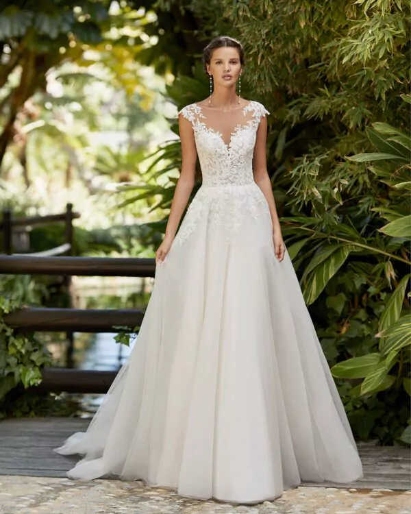 Robe de mariée princesse sobre et romantique - ZEPHIR